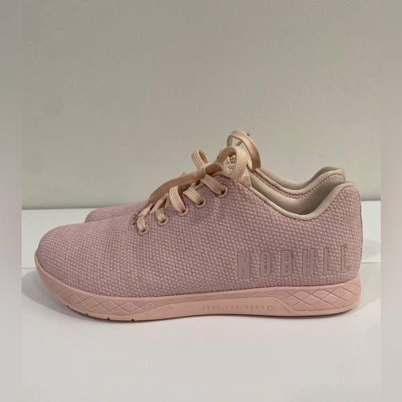 Women’s Nobull Blush Heather Trainer Sz 10 - Picture 1 of 10